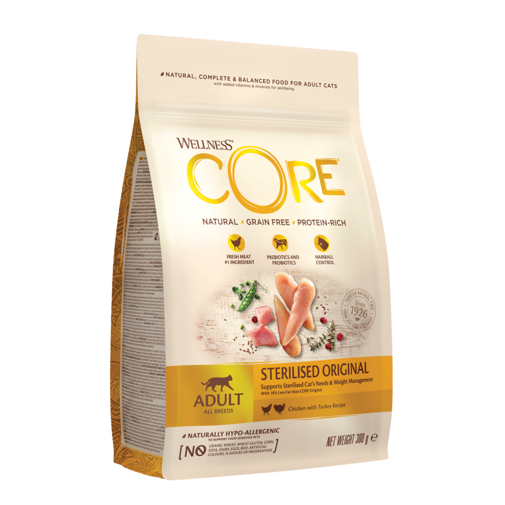 Wellness CORE Sterilised Original, Chicken with Turkey - 300 G - Wellness  Core