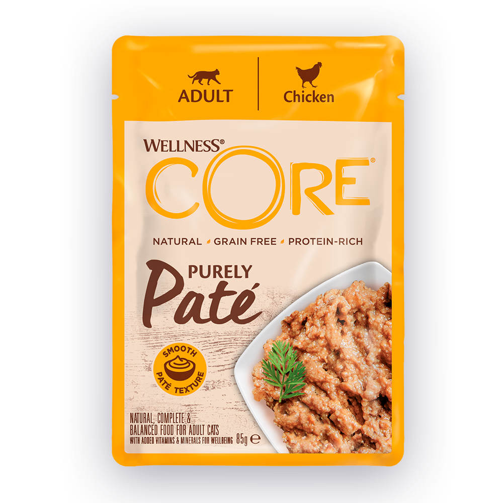 Wellness Core Purely Paté Adult, Kip 85G Wellness CORE
